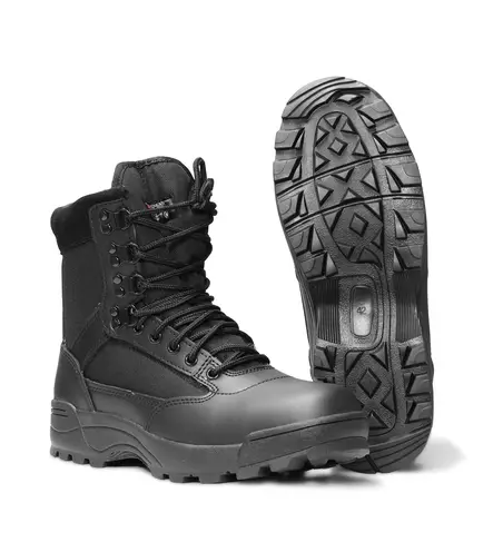 Brandit Tactical Boots with Zipper, Black - Boots and High-top Boots - 9017-2-6-40 - 2